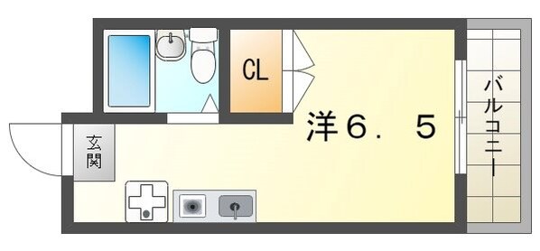 ハイツ大池の物件間取画像